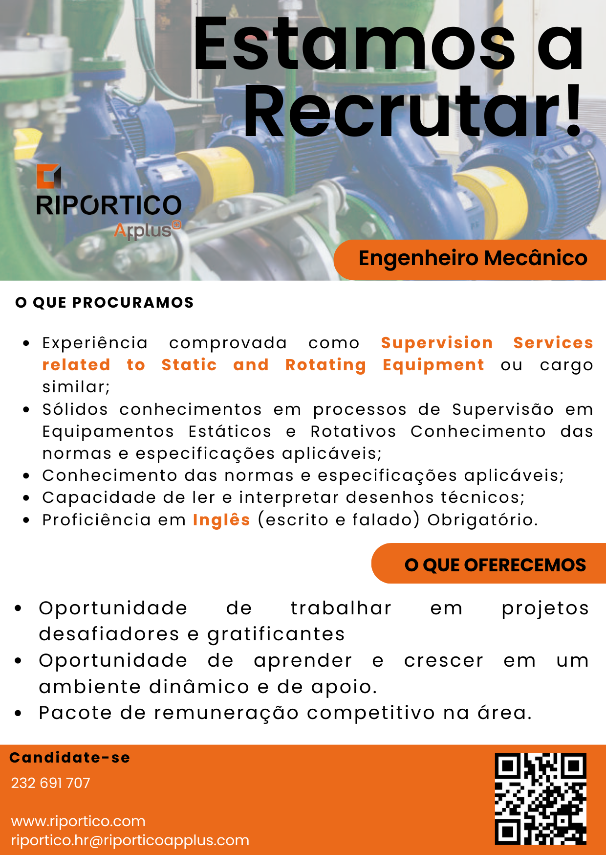 Engenheiro Eletromecânico / Eletrotécnico - Porto