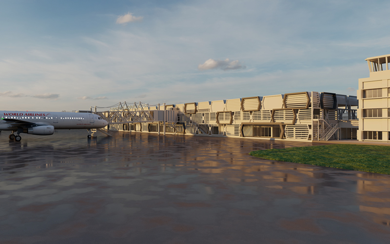 Riportico elabora projeto de modernização do terminal de passageiros do Aeroporto Internacional da Beira