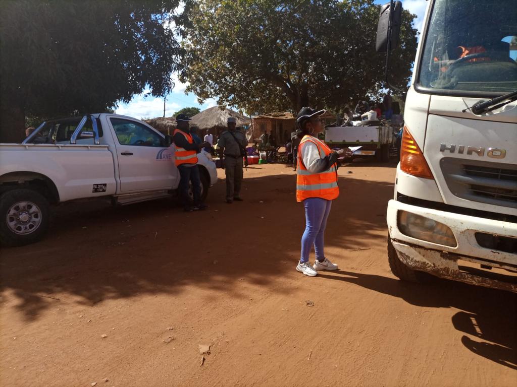 Contagem de tráfego e inquéritos de origem-destino na província da Zambézia conduzidos pela Riportico